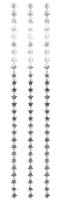Amscan Iridescent Star Foil Garlands Perspective: Main