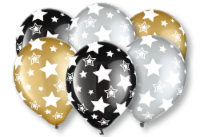 Amscan Happy New Year Printed Balloons Perspective: Main