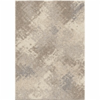 Airhaven Contemporary 5x8 Area Rug in Cream/Grey