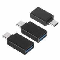 3 Packs USB C Type-C Male to USB A 3.0 OTG Male Port Converter Adapter Data Connector Android