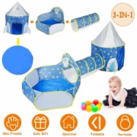 3 In 1 Child Crawl Tunnel Tent Kids Play Tent Ball Pit Set Foldable Children Play House