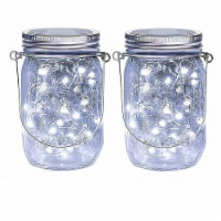 2x Solar Mason Jar Lid Insert Fairy String Light 20 LED Jar Include Garden Decor