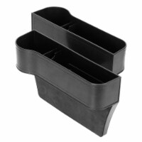 2Pcs Car Console Side Organizer Car Seat Gap Storage Box Pocket Organizer Seat Gap Filler