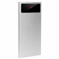 20000mAh Power Bank Ultra Thin External Battery Pack Phone Charger Dual USB Ports Flashlight