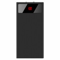 20000mAh Power Bank Ultra Thin External Battery Pack Phone Charger Dual USB Ports Flashlight