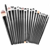 20 pcs Makeup Brushes Set Eye Shadows Face Foundation Brushes Cruelty-Free Synthetic Fiber
