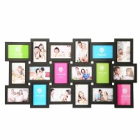 18 Pictures Frames Collage for Photos in 4\ x 6\ Glass Protection Display Wall Mounting