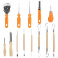 13Pcs Halloween Pumpkin Carving Kit Stainless Steel Carving Kit Pumpkin Sculpting Cutting Kit