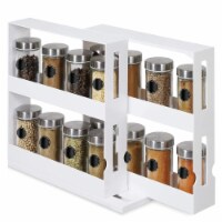 Swivel Cabinet Organizer Revolving Kitchen Rack Spice Organizer for Cabinet Condiment Holder