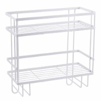 Over The Toilet Storage Shelf Rack Organizer 2 Tier Bathroom Holder Space Saver No Drilling