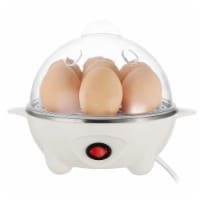 Electric Egg Cooker 7-Capacity BPA-Free Hard-Boiled Egg Maker with Auto-Off Measuring Cup