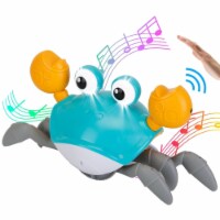 Crawling Crab Baby Toy with Music and LED Light for Kid Interactive Learning Toy