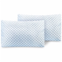Cooling Memory Foam Pillow Ventilated Soft Bed Pillow with Cooling Gel Infused Memory Foam