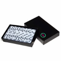 Double Six Dominoes Set | Standard Tiles Size WHITE
