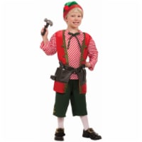 Forum Novelties 402246 Toy Maker Elf Child Costume - Red, Medium 8-10