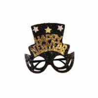 Forum Novelties  New Years Glasses with Top Hat