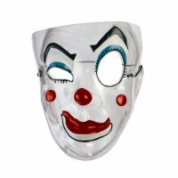 Forum Novelties  Halloween Transparent Mask - Clown - Nominal Size