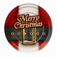 Forum Novelties 620579 Santas Belt Christmas Dessert Plate - Pack of 8
