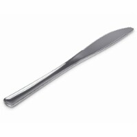 Forum Novelties 309700 Silver Plated Knives - 12 Count