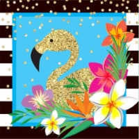 Forum Novelties 311254 Summer Paradise Sparkle Lunch Napkin - 16 Count