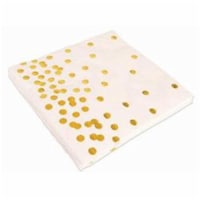 Forum Novelties 309740 13 in. Gold Dot Paper Napkins, Gold