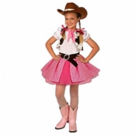 Forum Novelties 414303 Child Cowgirl Costume, Pink - Large
