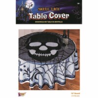 Forum Novelties  Lace Round Party Halloween Tablecloth