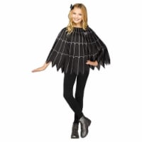 Forum Novelties 414291 Child Spider Poncho Girls Costume, One Size