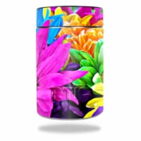MightySkins RTCAN-Colorful Flowers Skin for RTIC Can 2016 Wrap Cover Sticker - Colorful Flowe