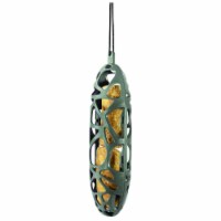 Perch N Peck 581211 9 x 2.5 in. Ezee Clean Suet Ball Feeder - MP48, Gray