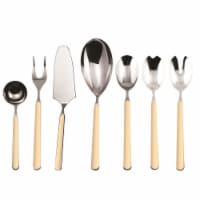 Mepra 10L62207 Fantasia Flatware Set, Vaniglia - 7 Piece