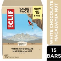 CLIF BAR White Chocolate Macadamia Nut Energy Protein Bars Perspective: Main