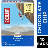 CLIF BAR Chocolate Chip Energy Protein Bars Perspective: Main