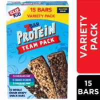 Zbar Protein Chocolate Chip Chocolate Mint and Cookies 'n Creme Crispy Snack Bars Variety Pack Perspective: Main