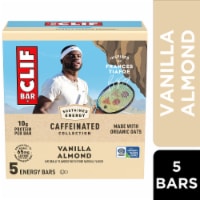 CLIF BAR Caffeinated Vanilla Almond Flavor Energy Protein Bars Perspective: Main