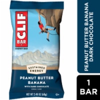 Clif Bar Peanut Butter Banana With Dark Chocolate Flavor Energy Bar