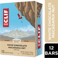 Clif Bar White Chocolate Macadamia Nut Flavor Energy Bars