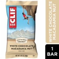 Clif Bar White Chocolate Macadamia Nut Flavor Energy Bar