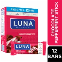 LUNA Chocolate Peppermint Stick Whole Nutrition Bars Perspective: Main