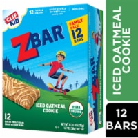 Zbar Iced Oatmeal Cookie Organic Soft-Baked Energy Snack Granola Bars Perspective: Main