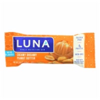 LUNA® Creamy Dreamy Peanut Butter Whole Nutrition Bar Perspective: Main