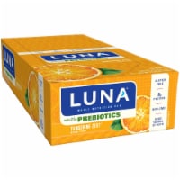 Luna® Gluten Free Tangerine Zest Nutrition Bars with Prebiotics Perspective: Main