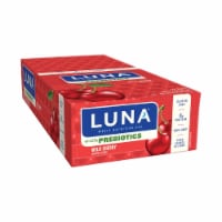 Luna® Gluten Free Wild Cherry Nutrition Bars with Prebiotics Perspective: Main