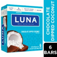 Luna Chocolate Dipped Coconut Whole Nutrition Bars Perspective: Main