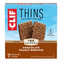 CLIF® Thins Chocolate Peanut Brownie Thin & Crispy Snack Bars