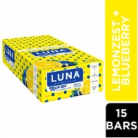 LUNA Mash-Ups LemonZest + Blueberry Whole Nutrition Bars Perspective: Main