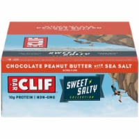 Clif Bar Sweet & Salty Chocolate Peanut Butter with Sea Salt Energy Bars Perspective: Main