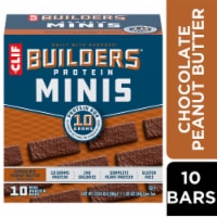 Clif Builders Minis Chocolate Peanut Butter Flavor Protein Bars