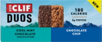 CLIF BAR® Duos Cool Mint Chocolate + Chocolate Chip Energy Bars