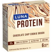 Luna® Chocolate Chip Cookie Dough Protein Bar Perspective: Main